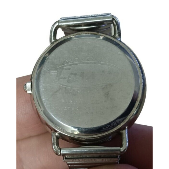 Fossil Men‎ Watch Silver Stainless Steel Black Leather Battery WR White Quartz - Picture 7 of 13